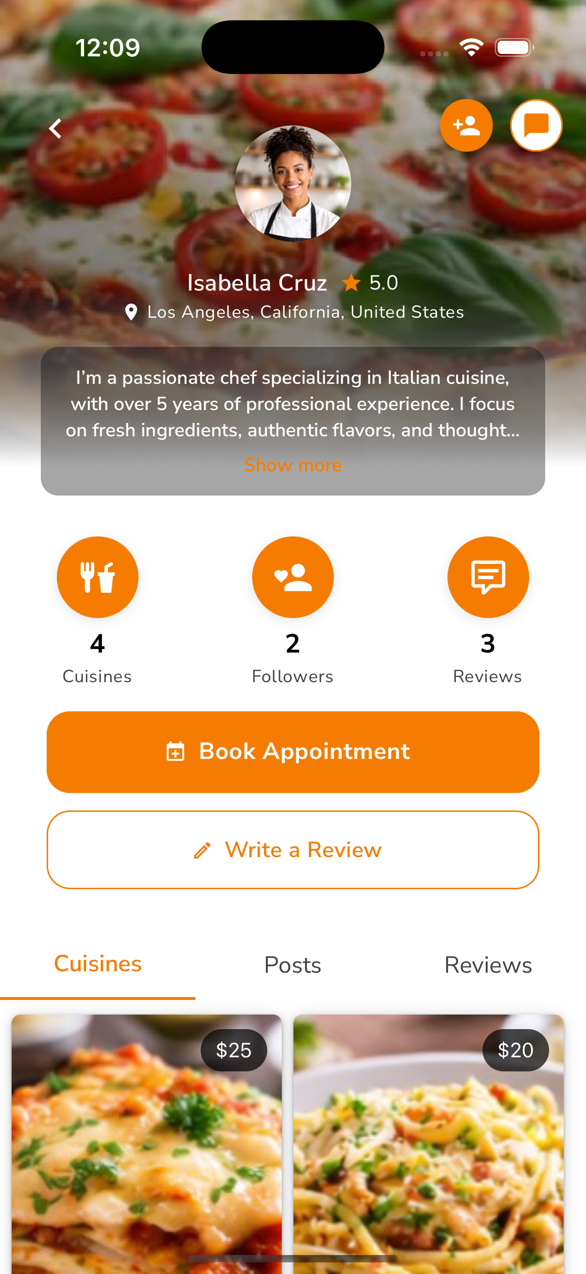 Chef Profile